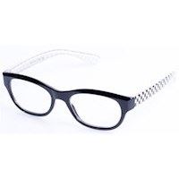 Very nice - exclusiv brille med klart glas og skak-deko p� st�ngerne - uden styrke....